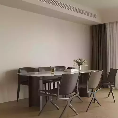 Dining table and chairs