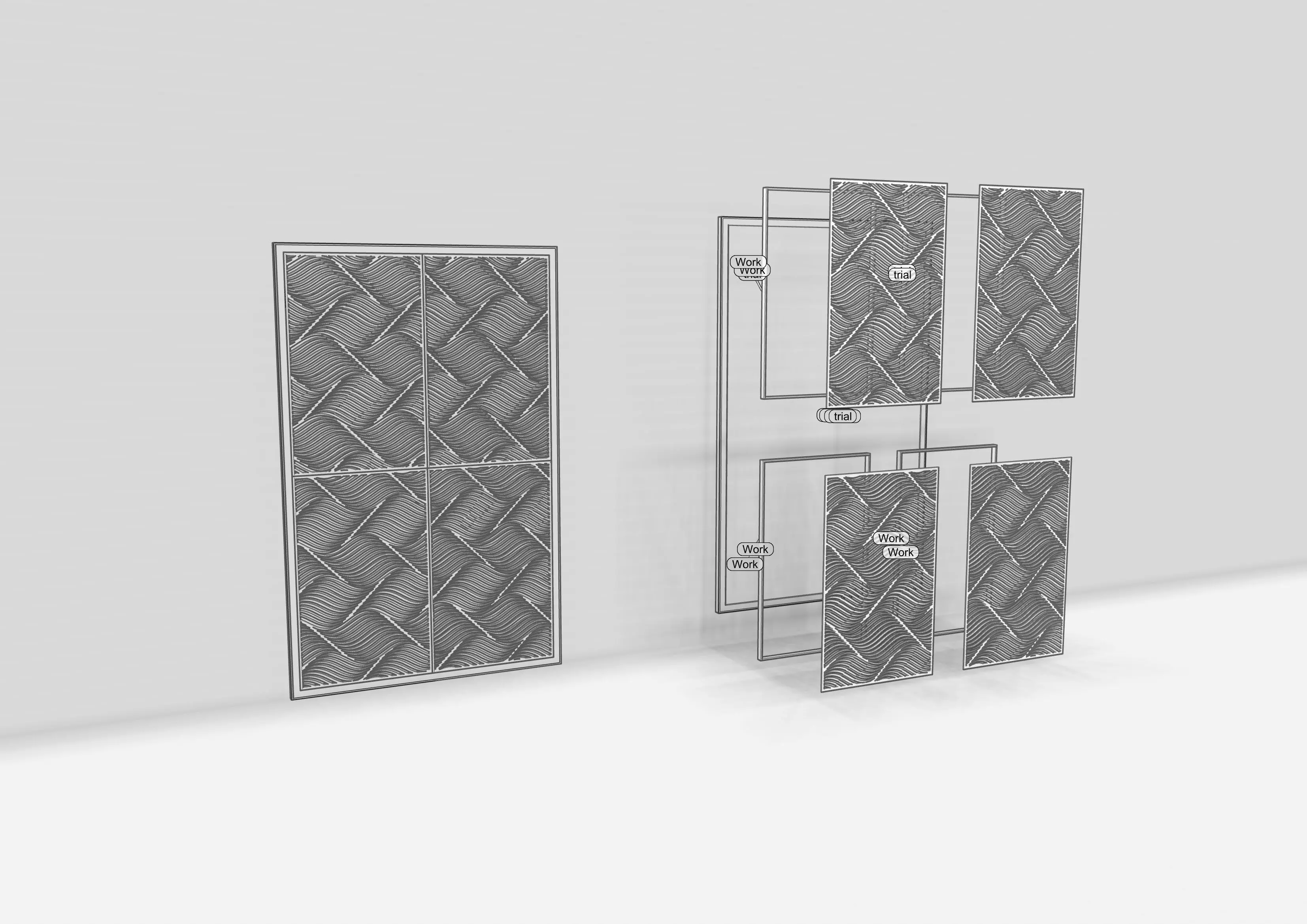 WallDesignForPlaswood1 3D model_8