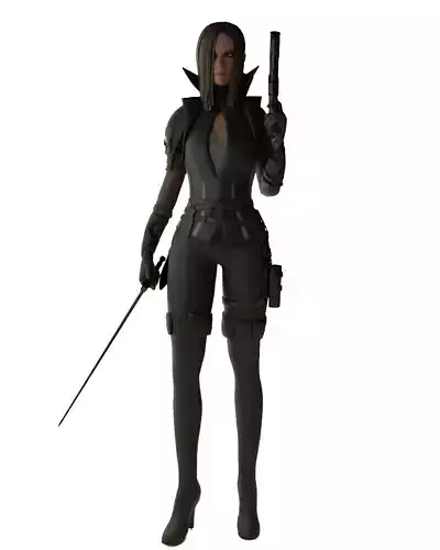 Natasha - Warrior Girl Blender