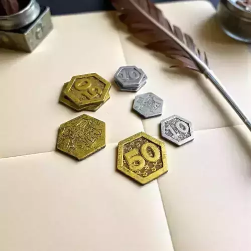 Monopoly coins harry potter edition