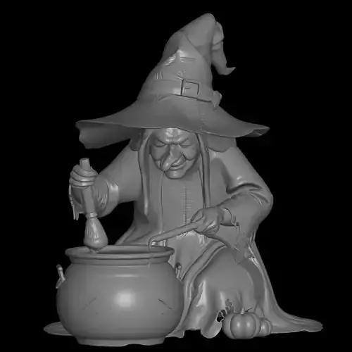 3d model witch model