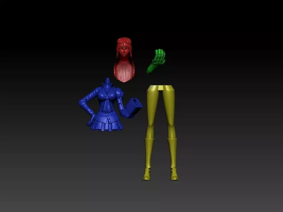 Ahiru - Revolutionary Army - One piece 3D print model_2