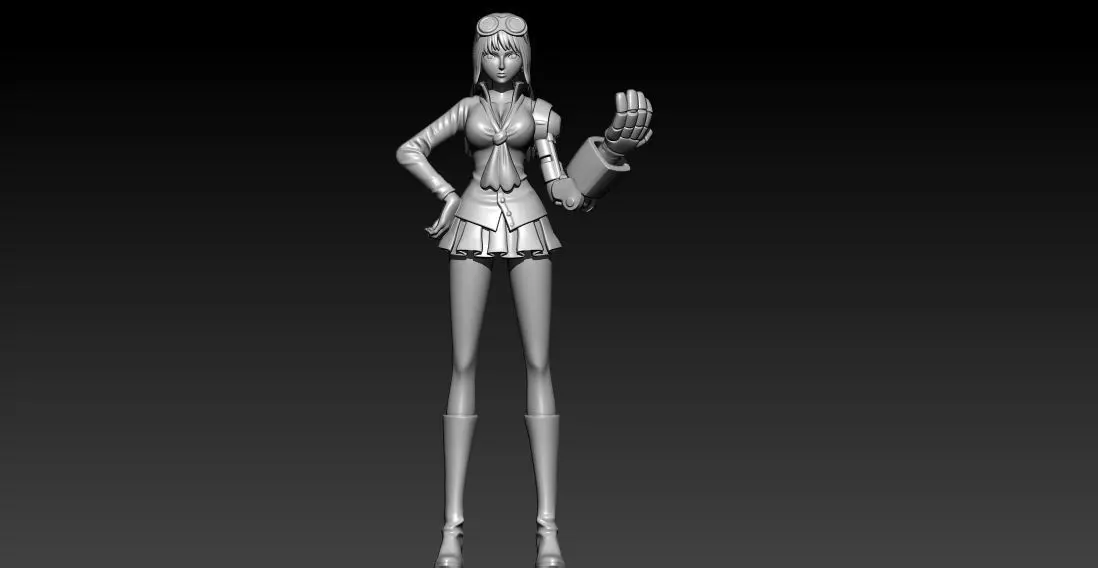 Ahiru - Revolutionary Army - One piece 3D print model_1