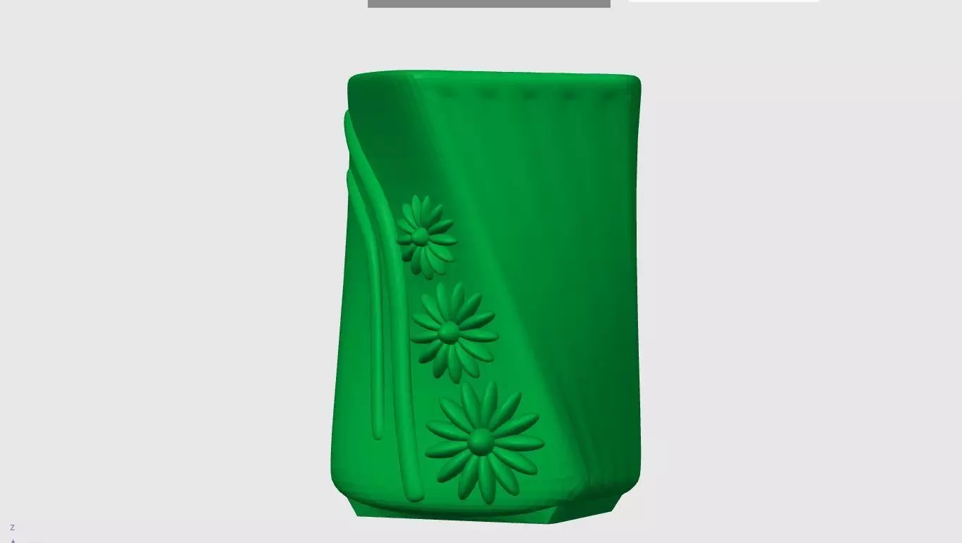 3D Printable Decorative Vase Model 3D print model_11