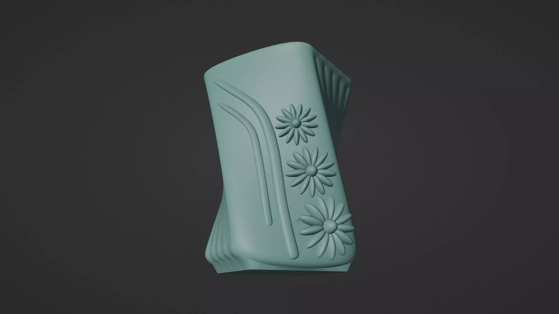 3D Printable Decorative Vase Model 3D print model_4