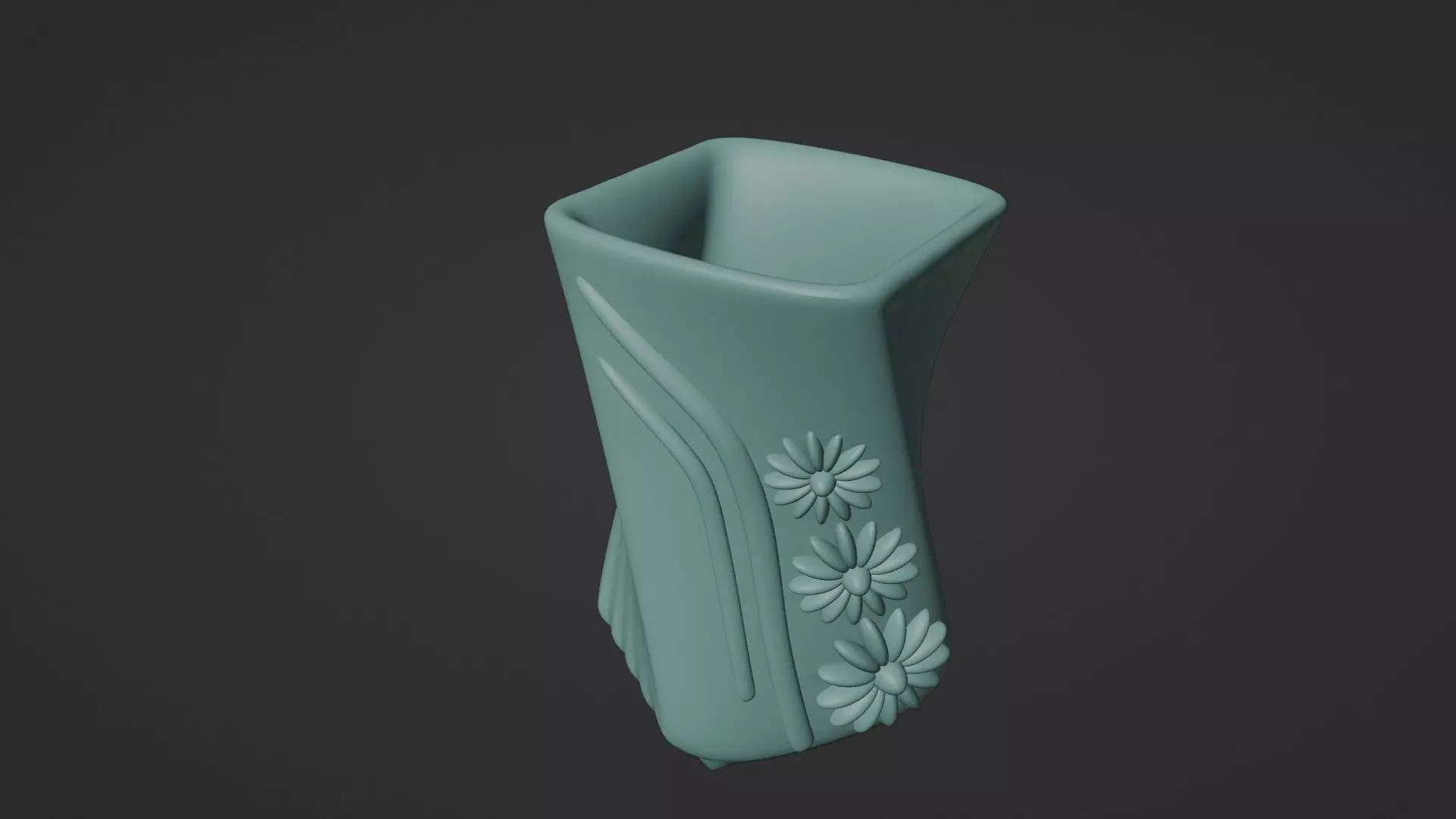 3D Printable Decorative Vase Model 3D print model_1