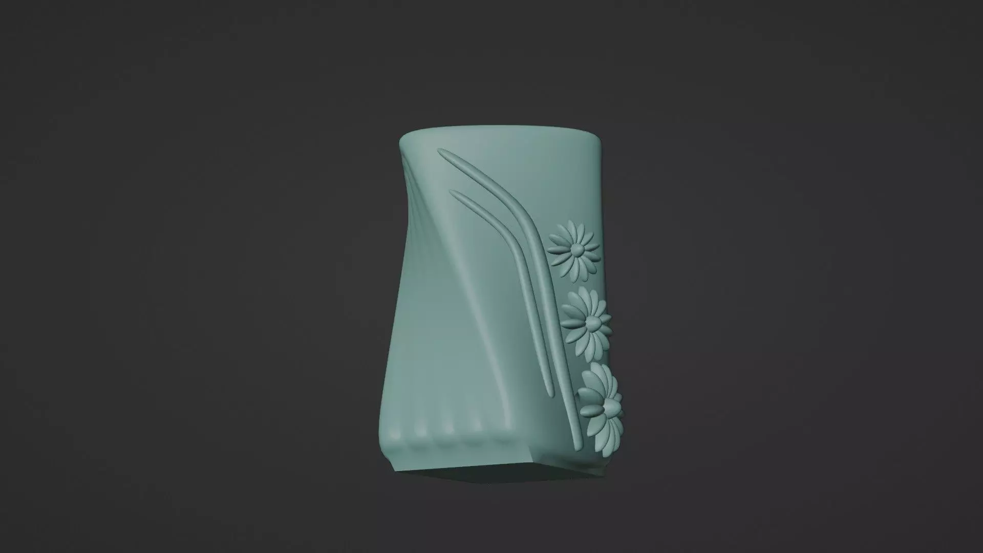 3D Printable Decorative Vase Model 3D print model_6