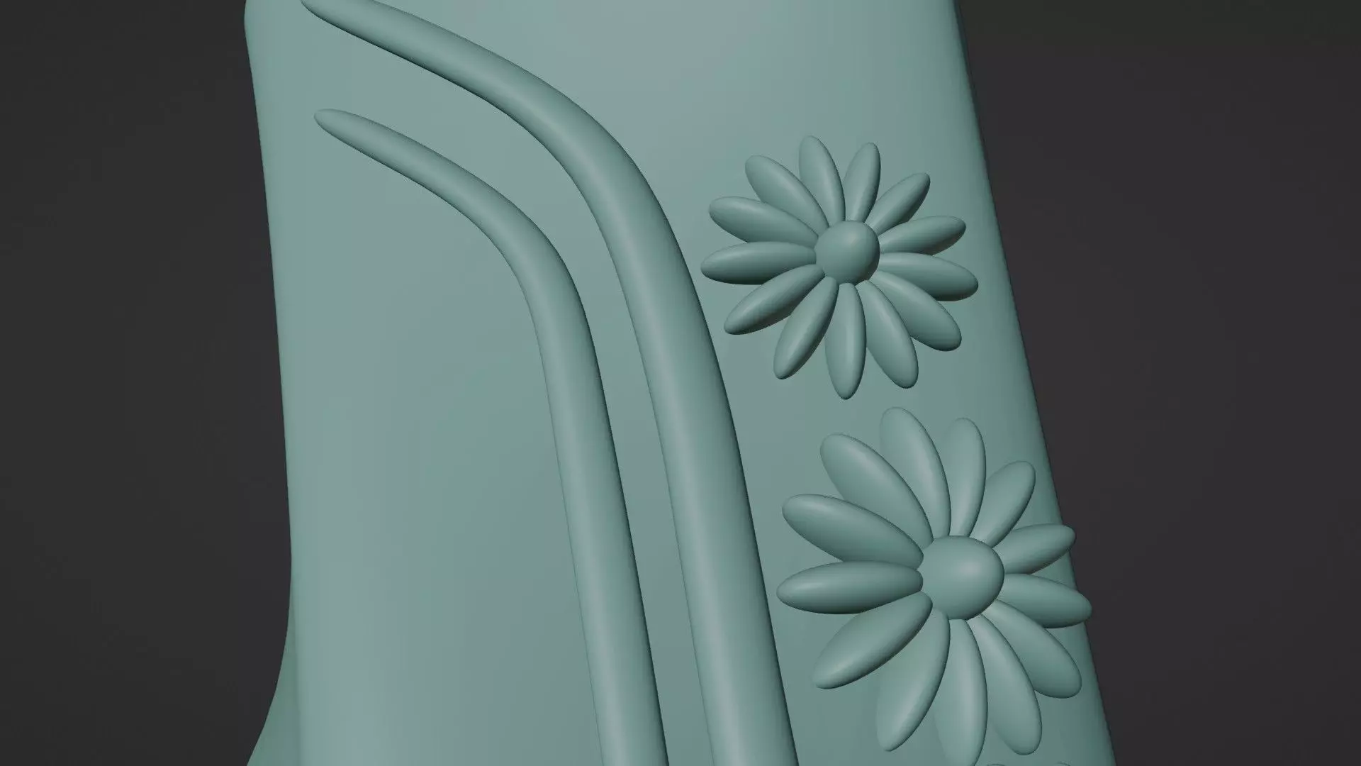 3D Printable Decorative Vase Model 3D print model_10