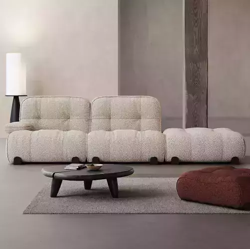 Mid Century interior scene