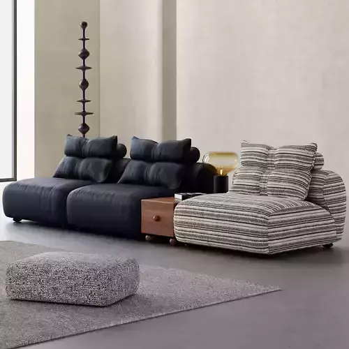 Mid Century interior scene