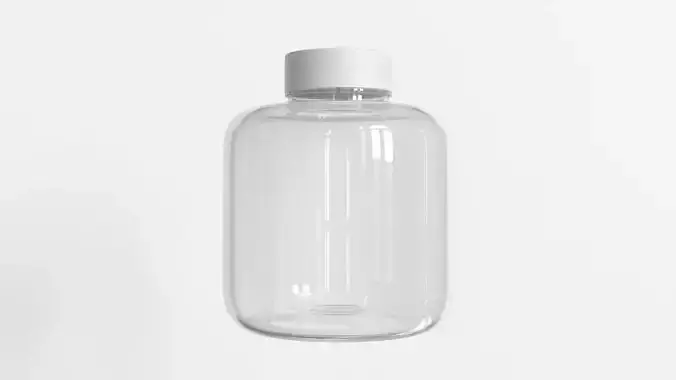 Clear Plastic Bottle PBR