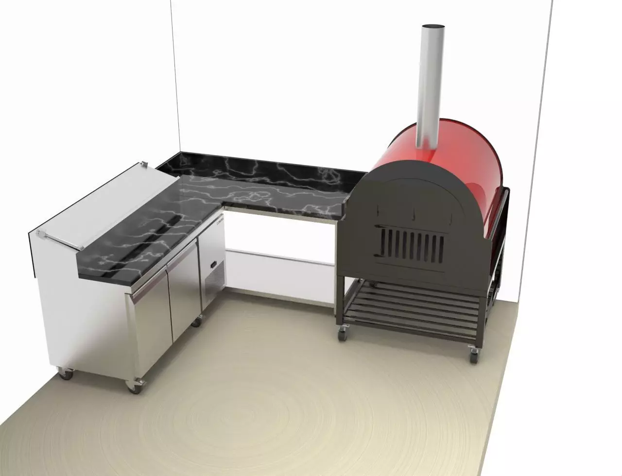 kitchen -oven  3D model_0