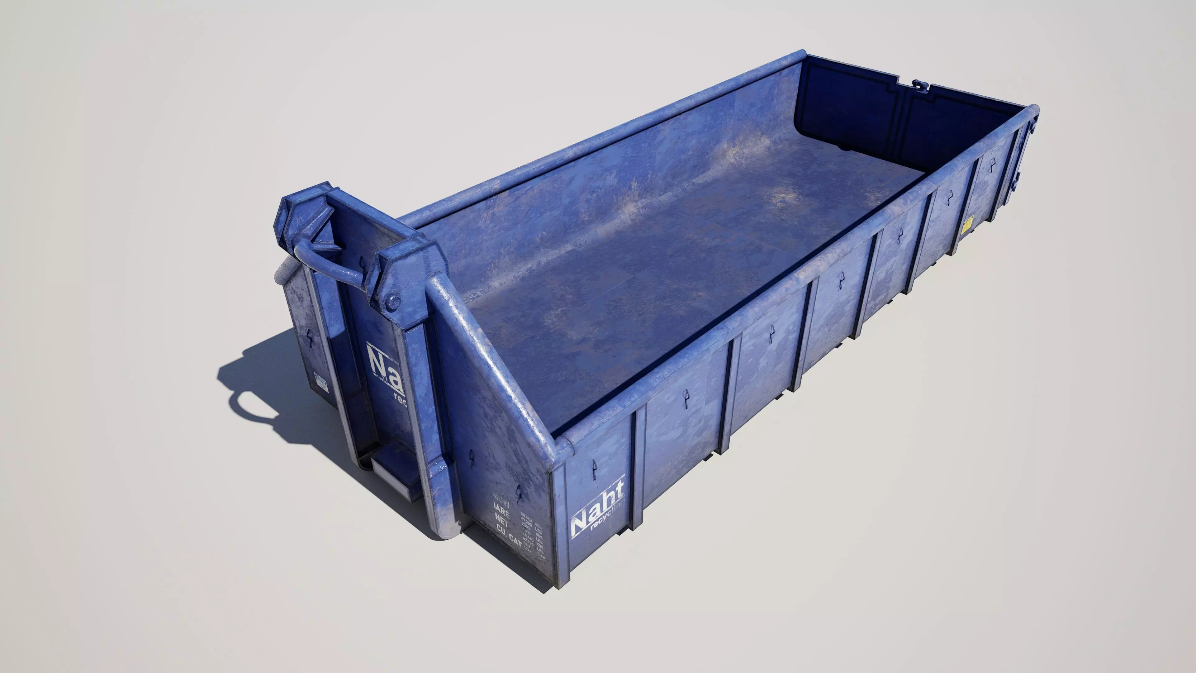Industrial Waste Container 3D model_3