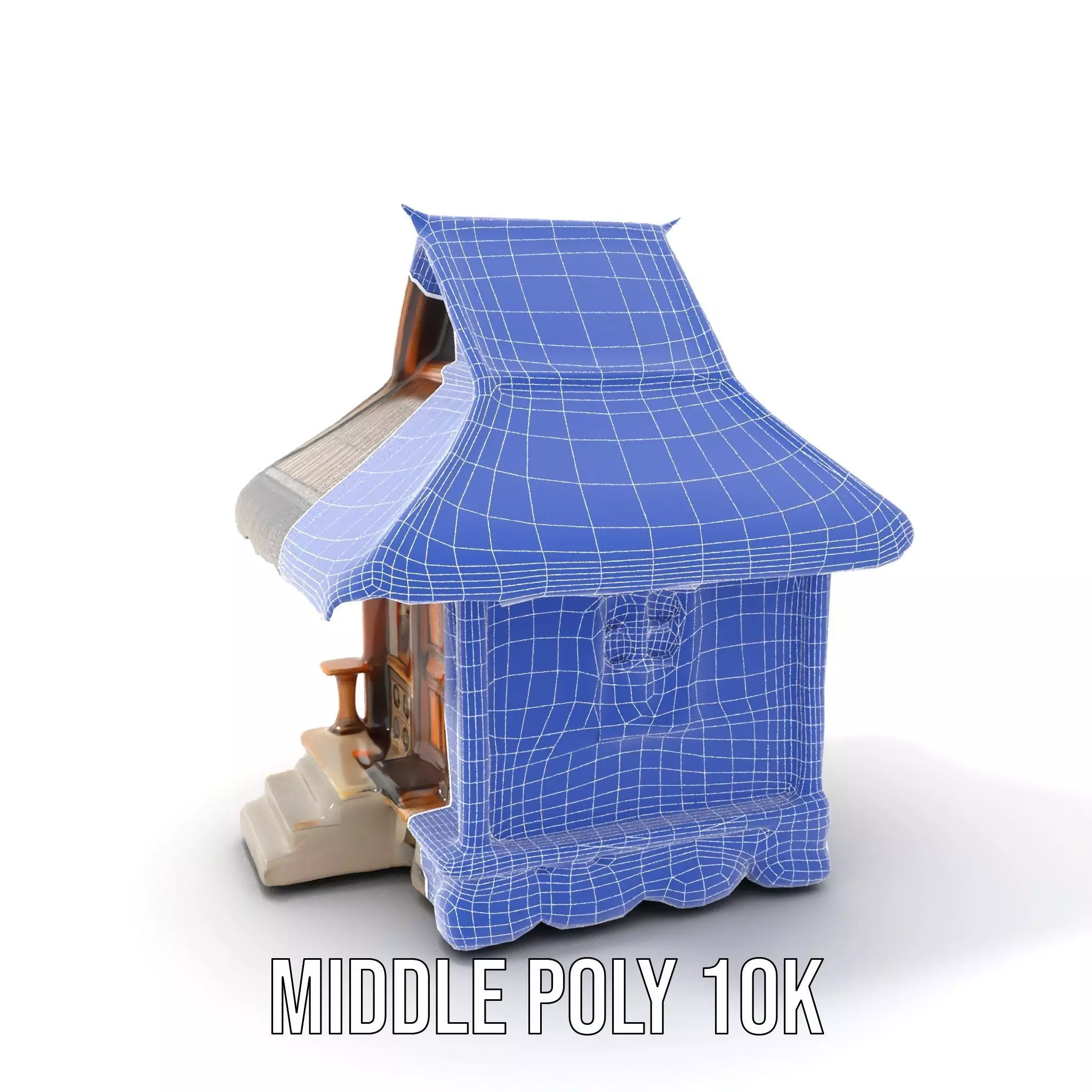 Traditional Bamboo Hut model pack Low-poly 3D model_20