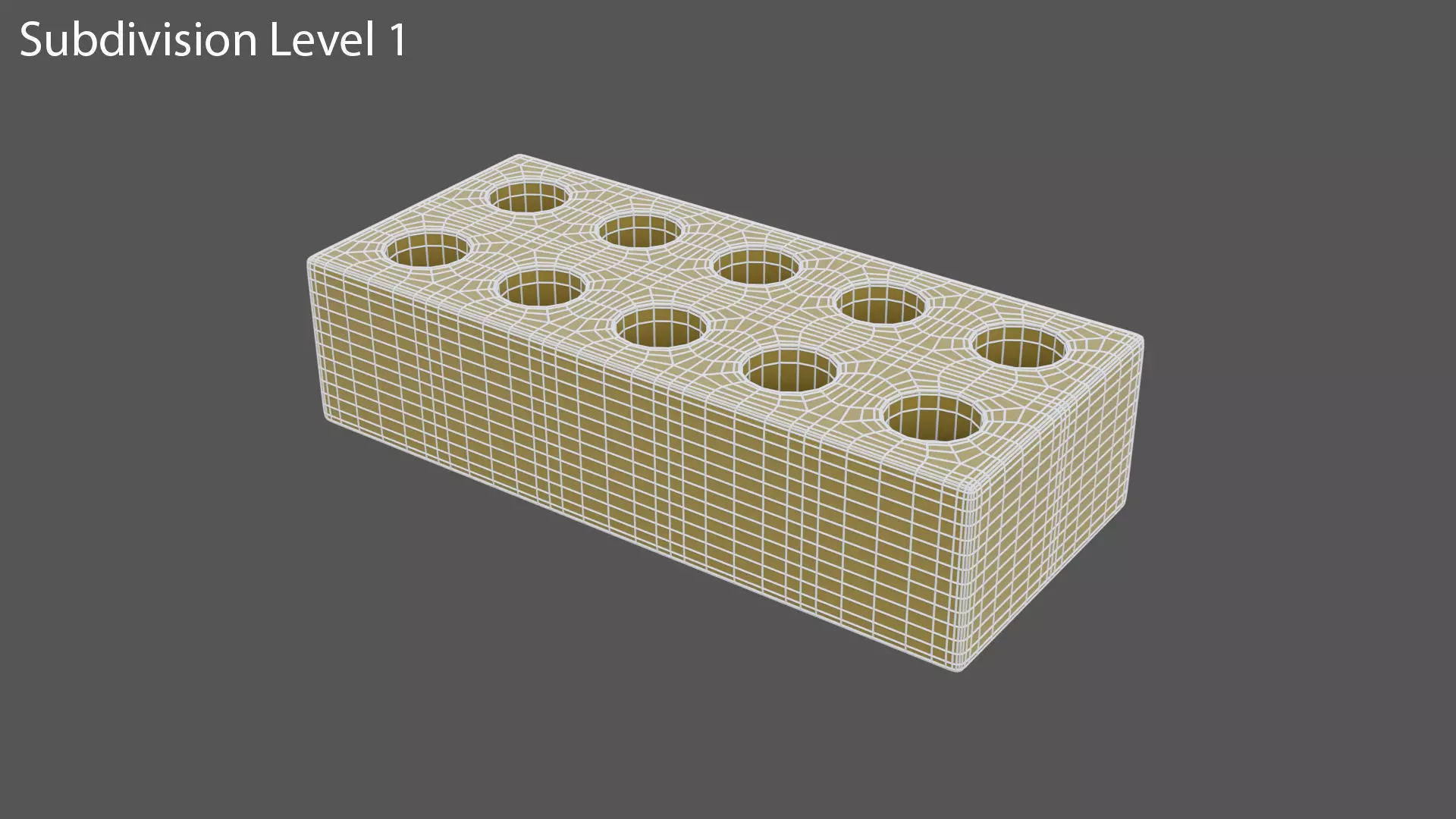 Red Brick 2 Low-poly 3D model_16