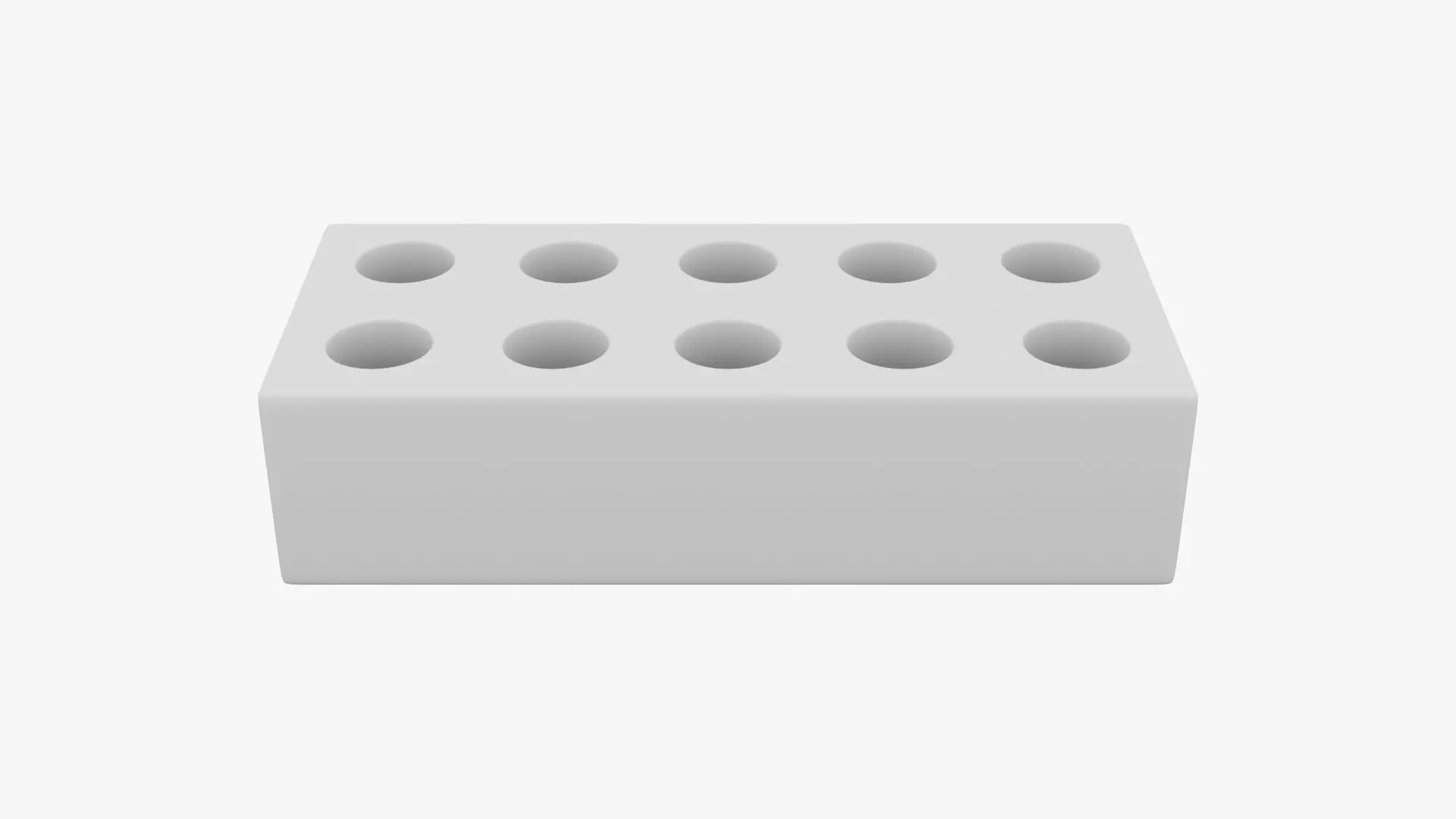 Red Brick 2 Low-poly 3D model_7