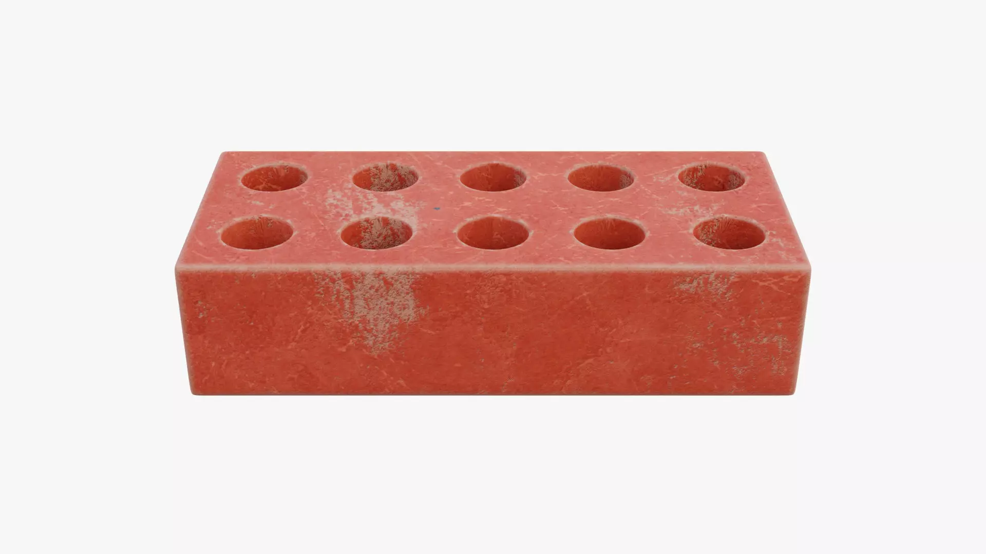 Red Brick 2 Low-poly 3D model_2