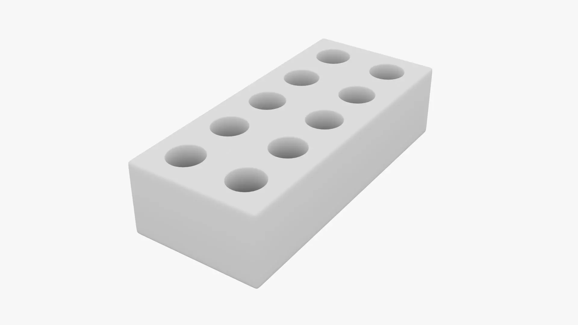 Red Brick 2 Low-poly 3D model_8