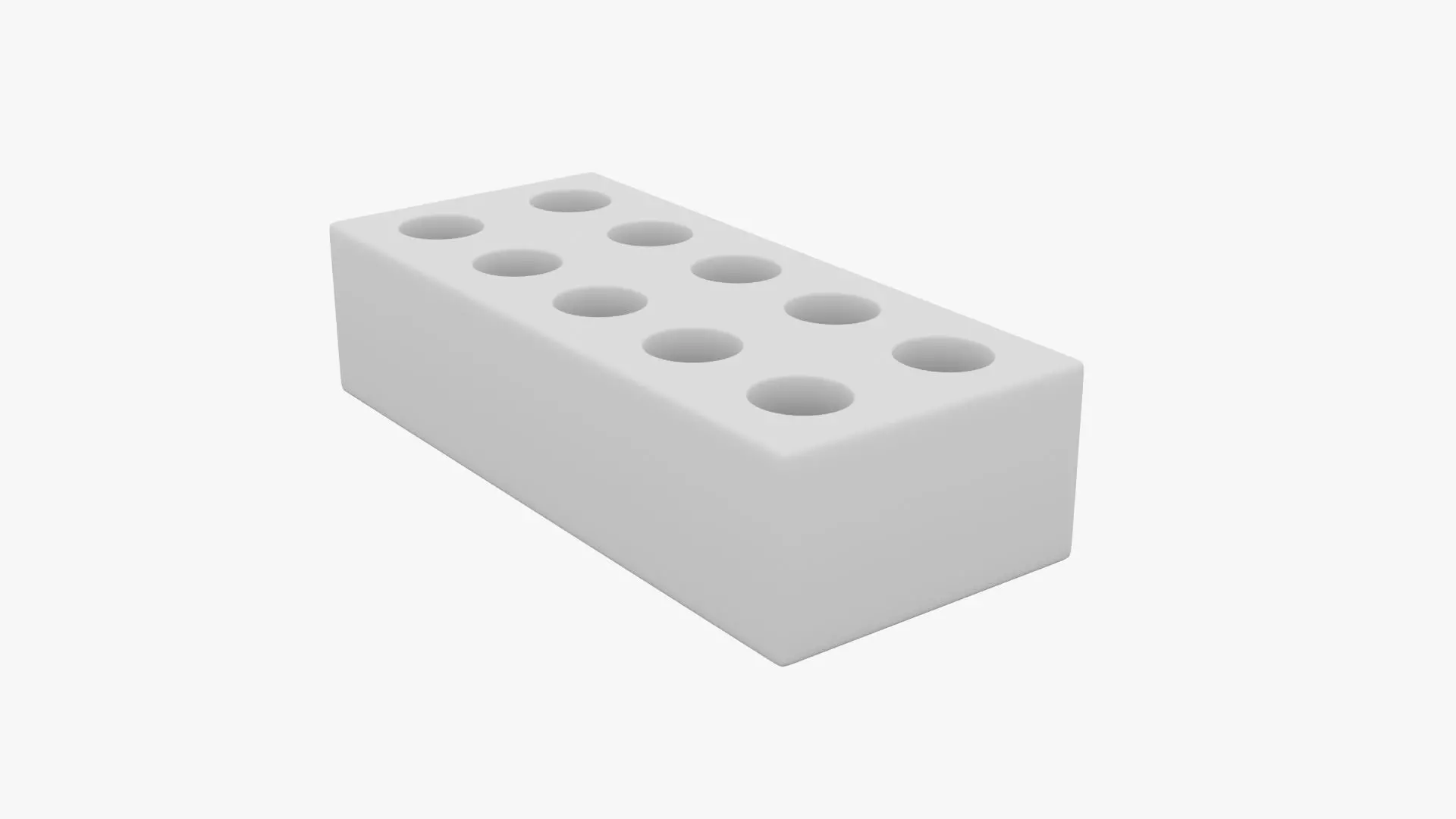 Red Brick 2 Low-poly 3D model_6