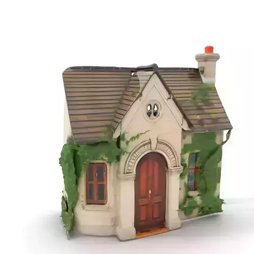 Charming Stone Cottage model pack Low-poly 3D model