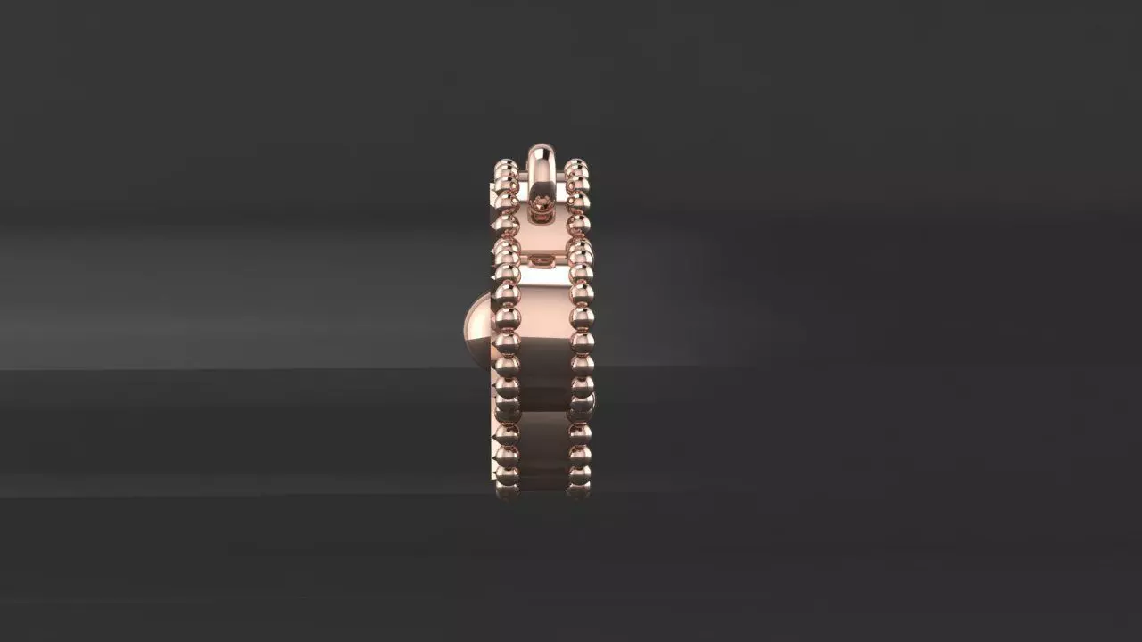 Pendant Van Cleef 3D print model_3