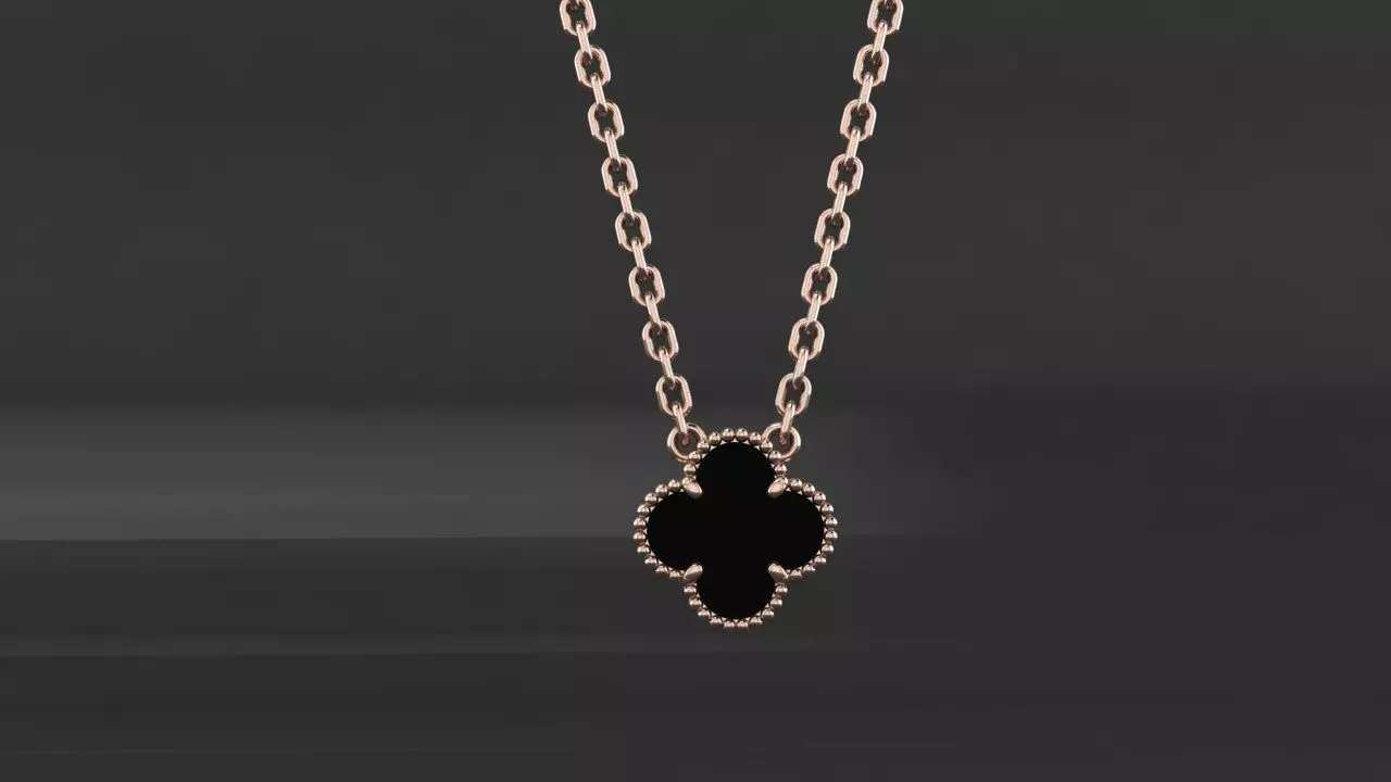 Pendant Van Cleef 3D print model_0
