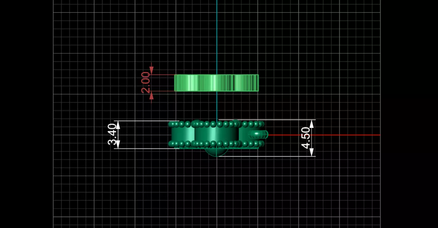 Pendant Van Cleef 3D print model_8