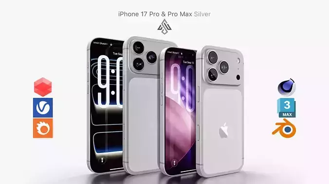 Apple iPhone 17 Pro - Pro Max Silver