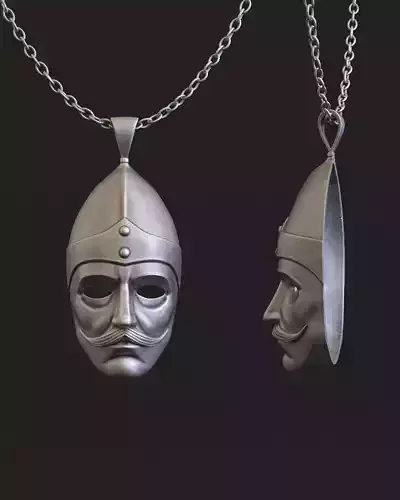 Warrior Helmet Pendant
