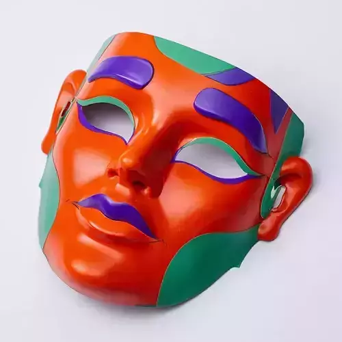 2402   Halloween  Mask    3D Model