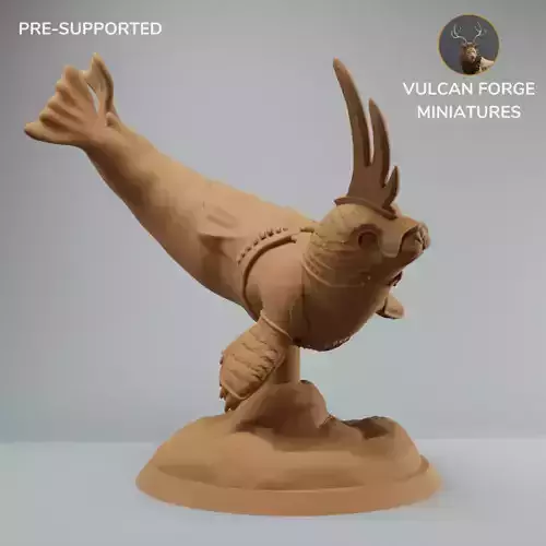 Torpedo Seal Warrior Swimming