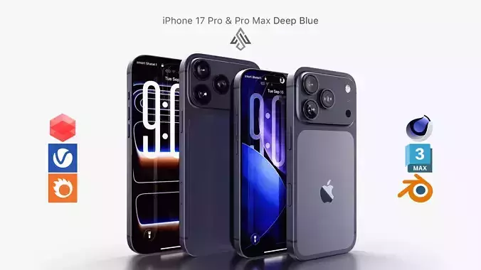 Apple iPhone 17 Pro - Pro Max Deep Blue