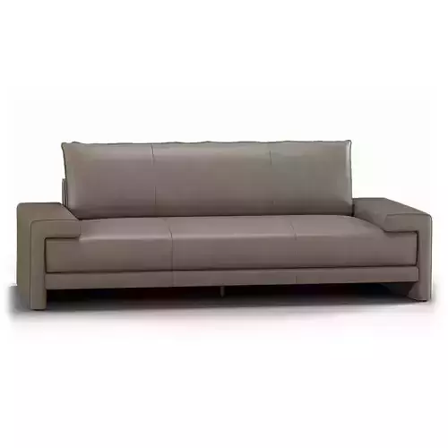 Camden Sofa 81 Inch Leather Bello Grey 