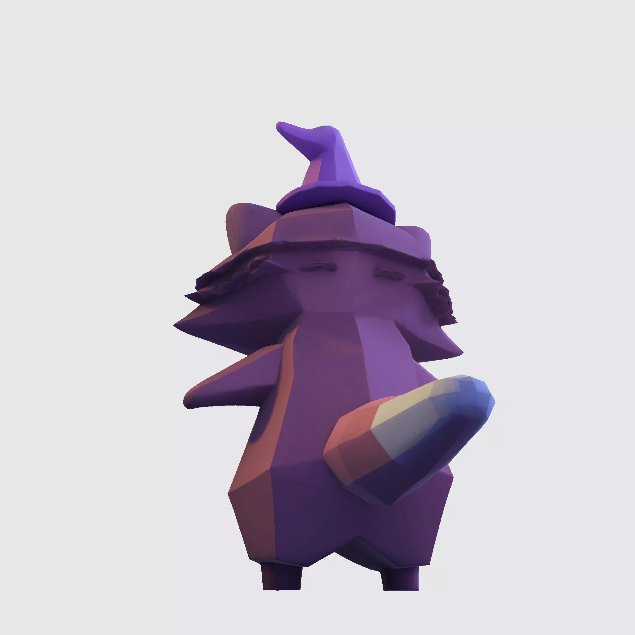 Raccoon 3D Model Lowpoly for Games Animation 3d print 3D model_4