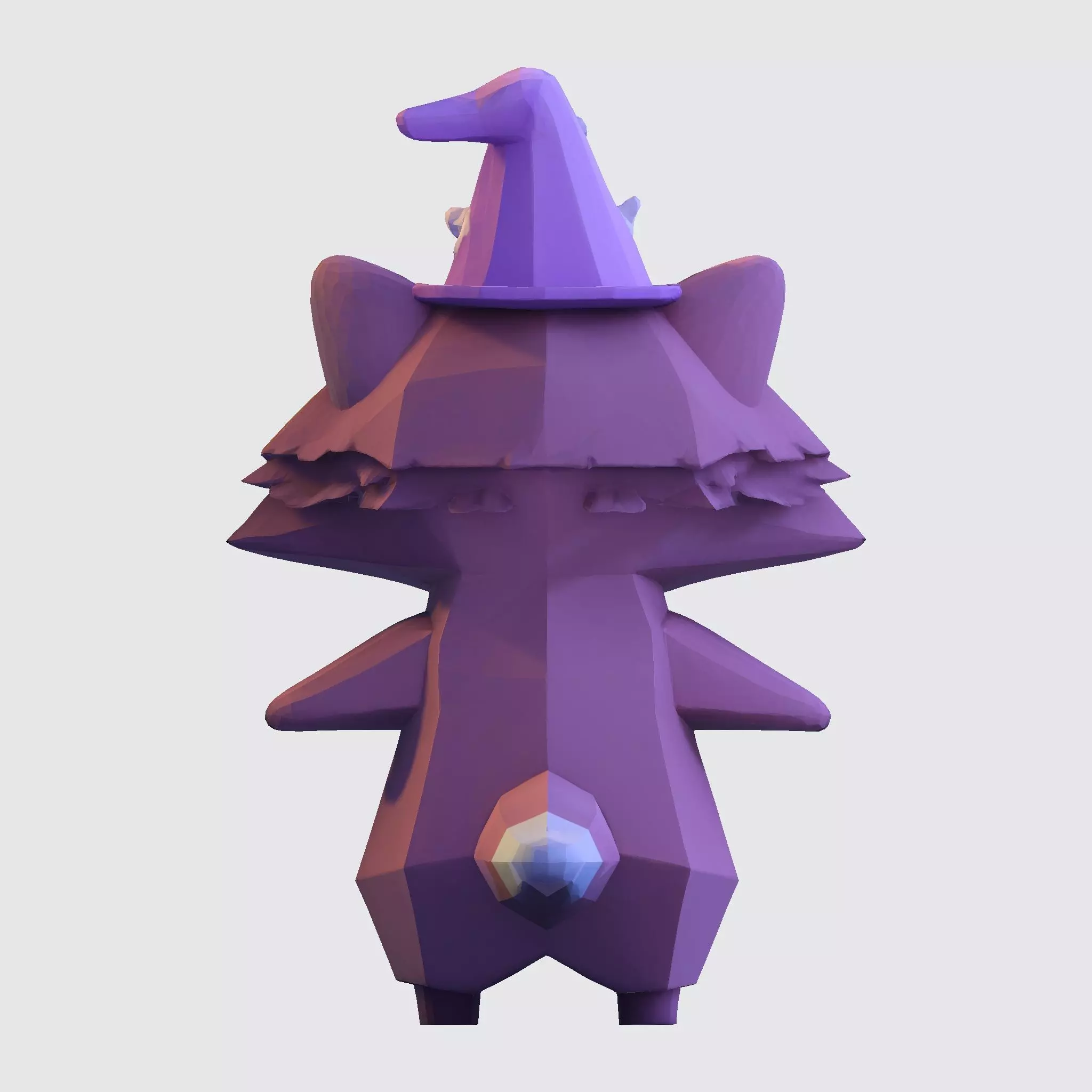 Raccoon 3D Model Lowpoly for Games Animation 3d print 3D model_13