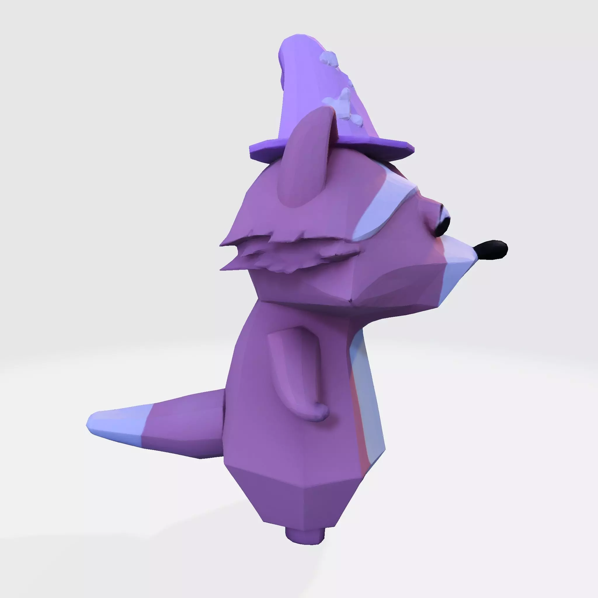 Raccoon 3D Model Lowpoly for Games Animation 3d print 3D model_10