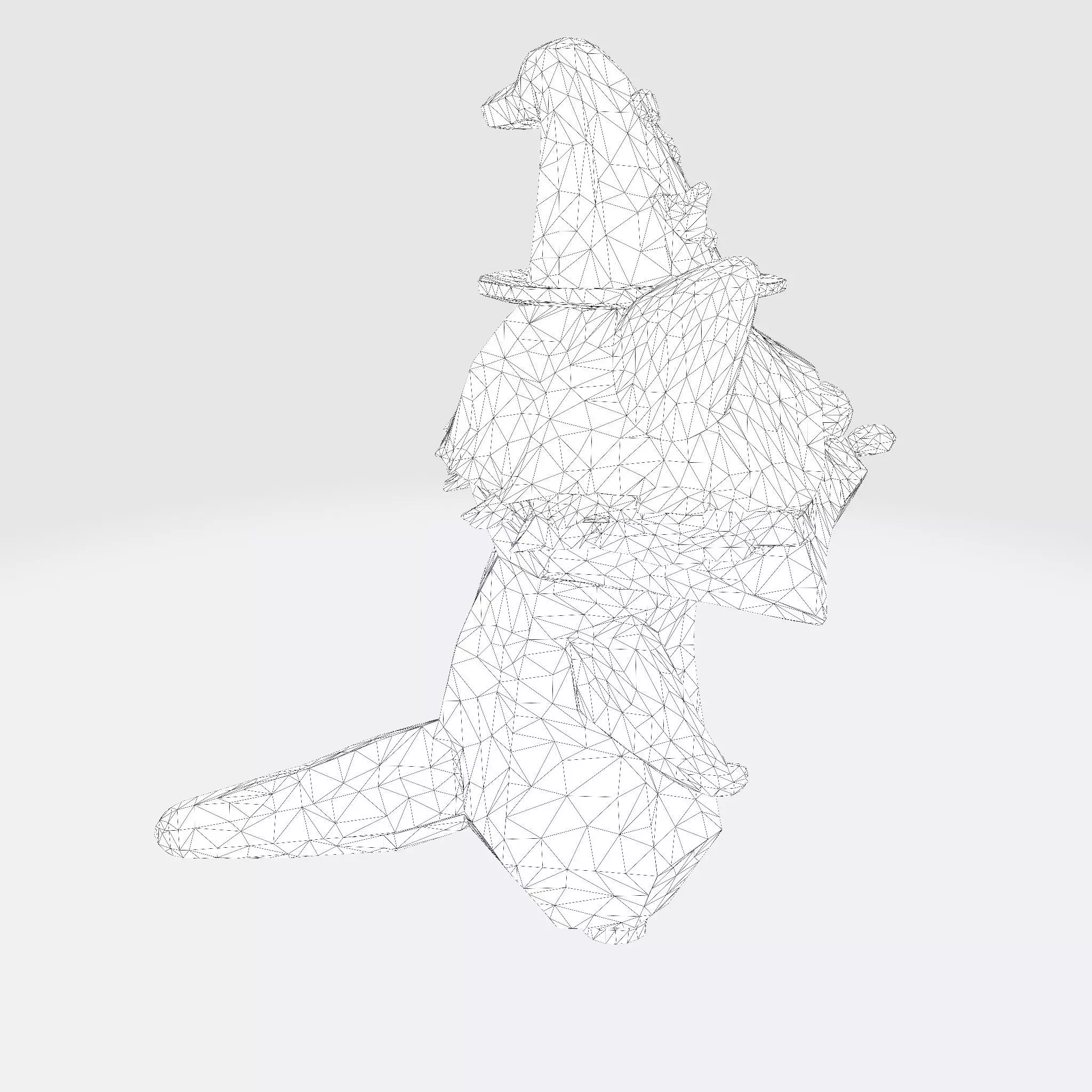 Raccoon 3D Model Lowpoly for Games Animation 3d print 3D model_22