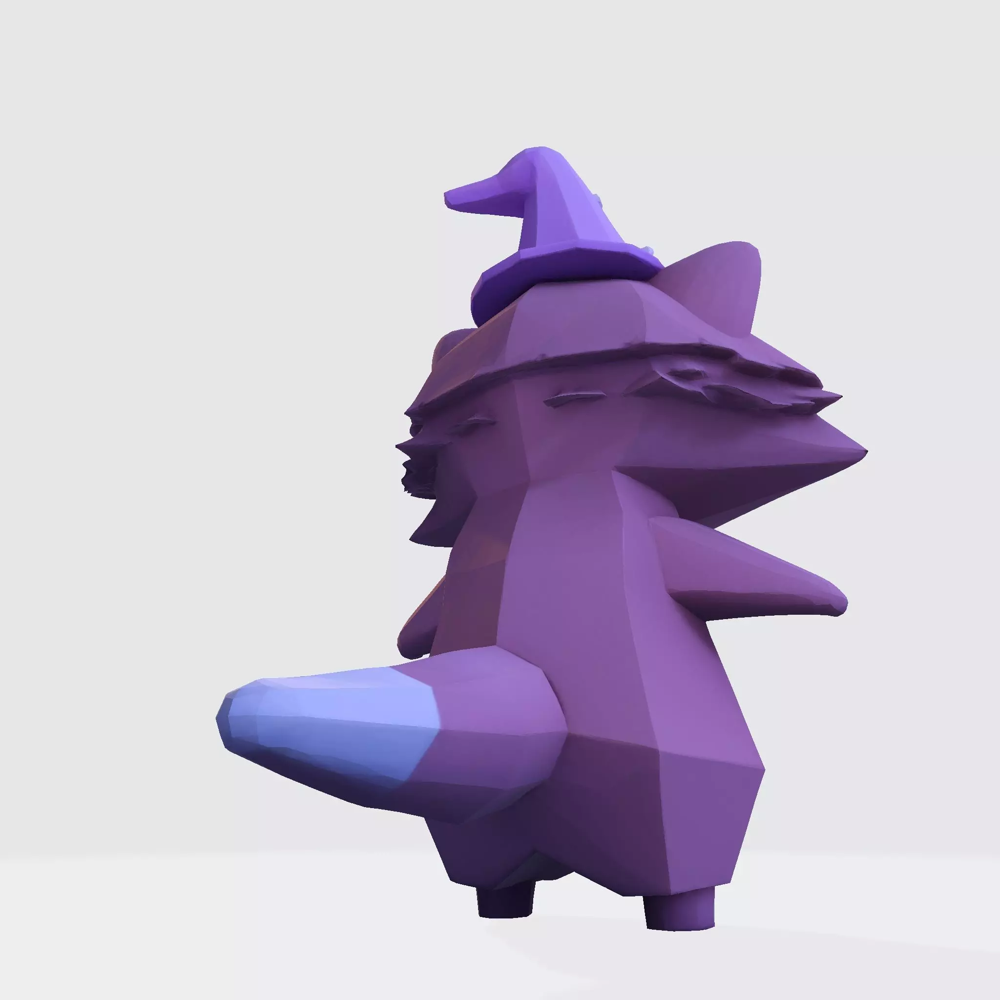 Raccoon 3D Model Lowpoly for Games Animation 3d print 3D model_3