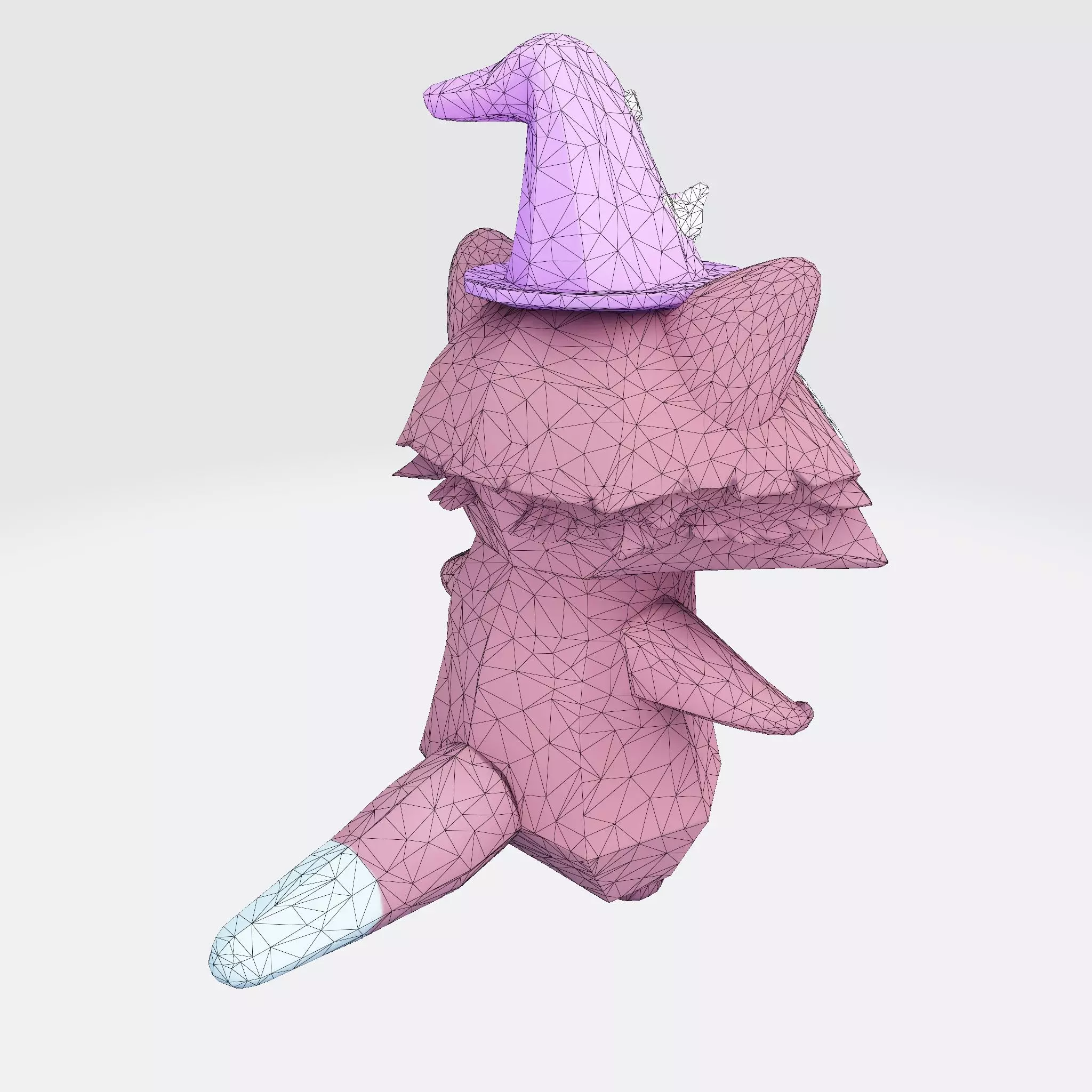 Raccoon 3D Model Lowpoly for Games Animation 3d print 3D model_19