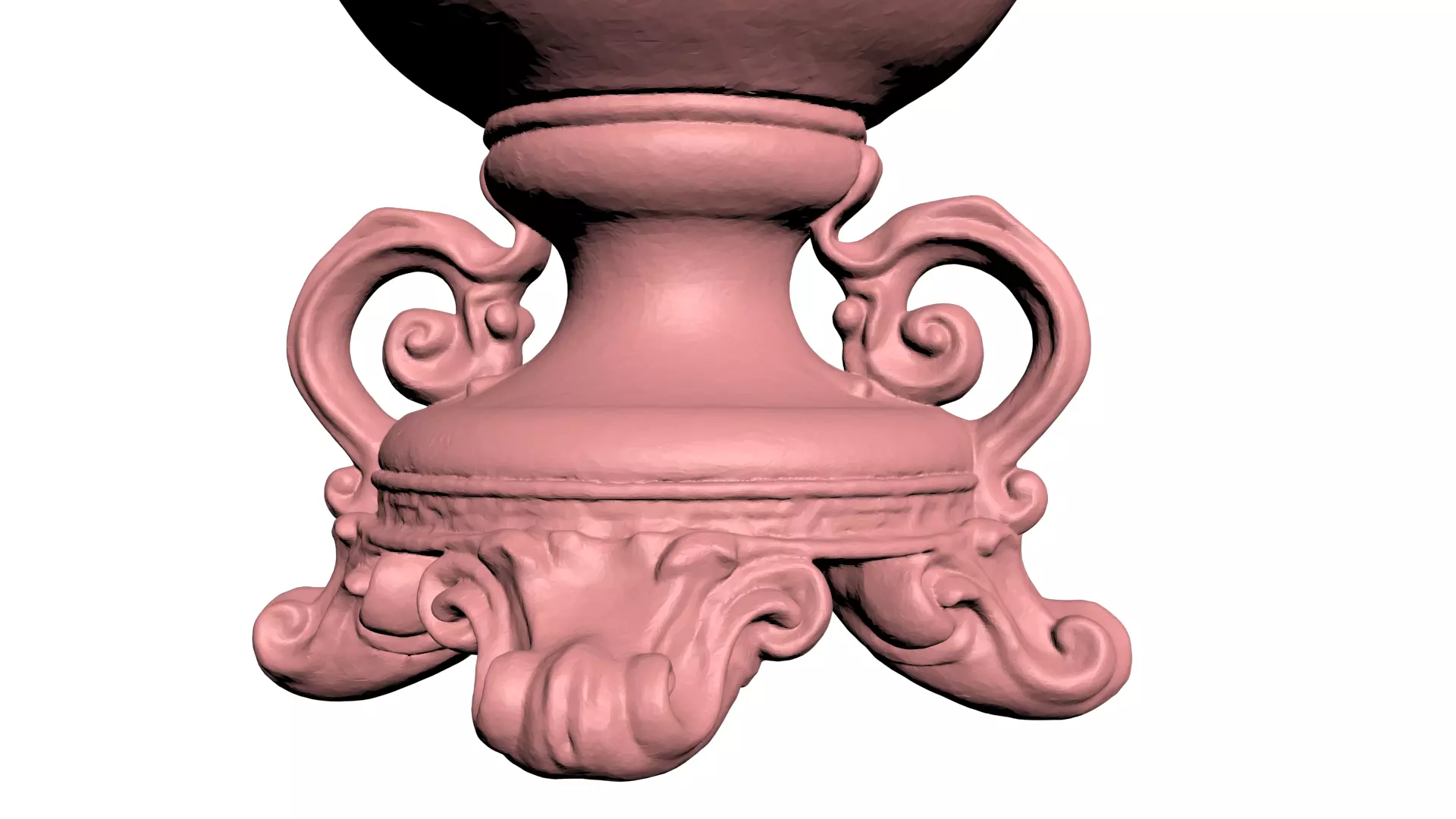 Floral Ornate Vase 3D model_3