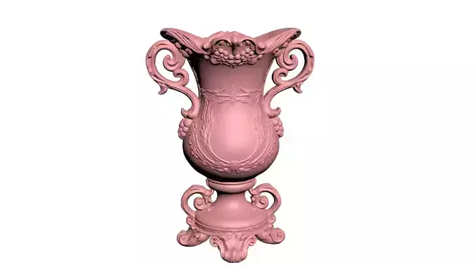 Floral Ornate Vase