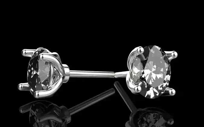 Stud earring model 1411