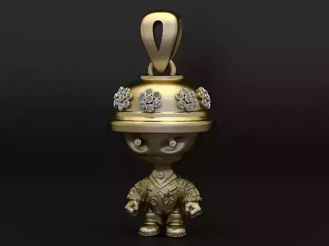 Cute Character Doll Pendant 