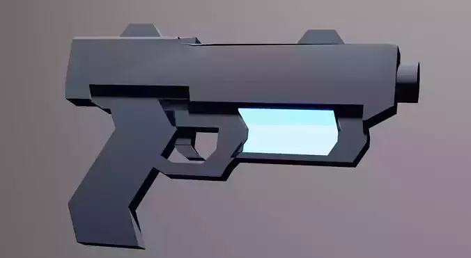 Modular Sci Fi Weapon Game Ready Load Included