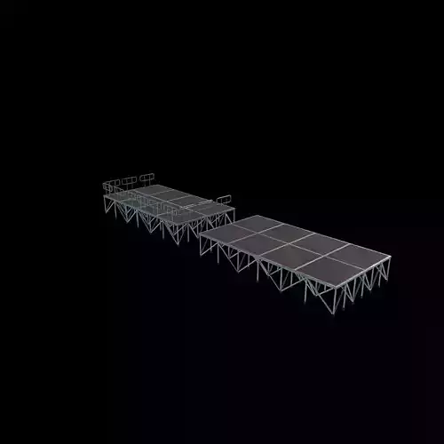 portable stage design 3D model