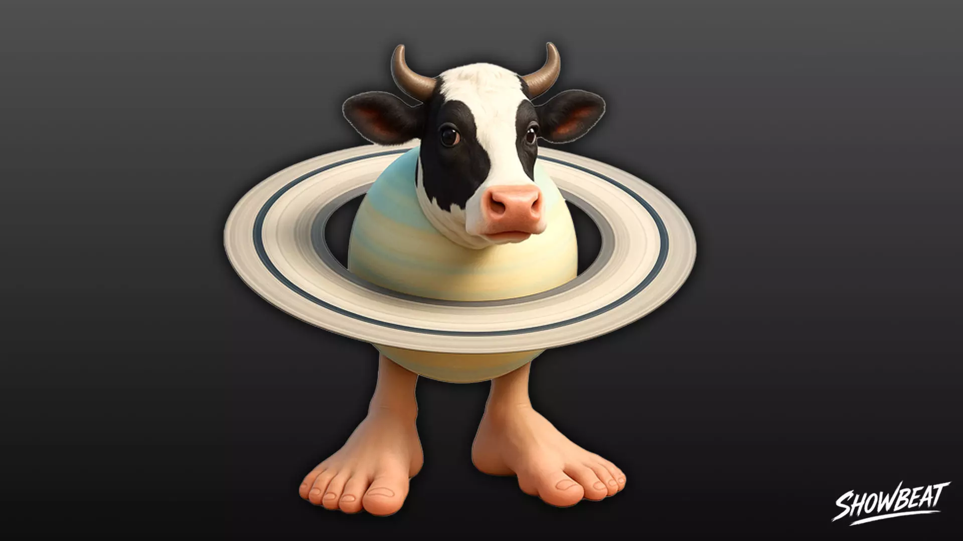 La Vaca Saturno Saturnita - Italian Brainrot Low-poly 3D model