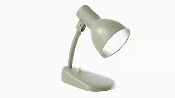 Kandem Bedside Lamp Green - PBR metal desk lamp 3D model