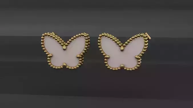 Earrings butterfly