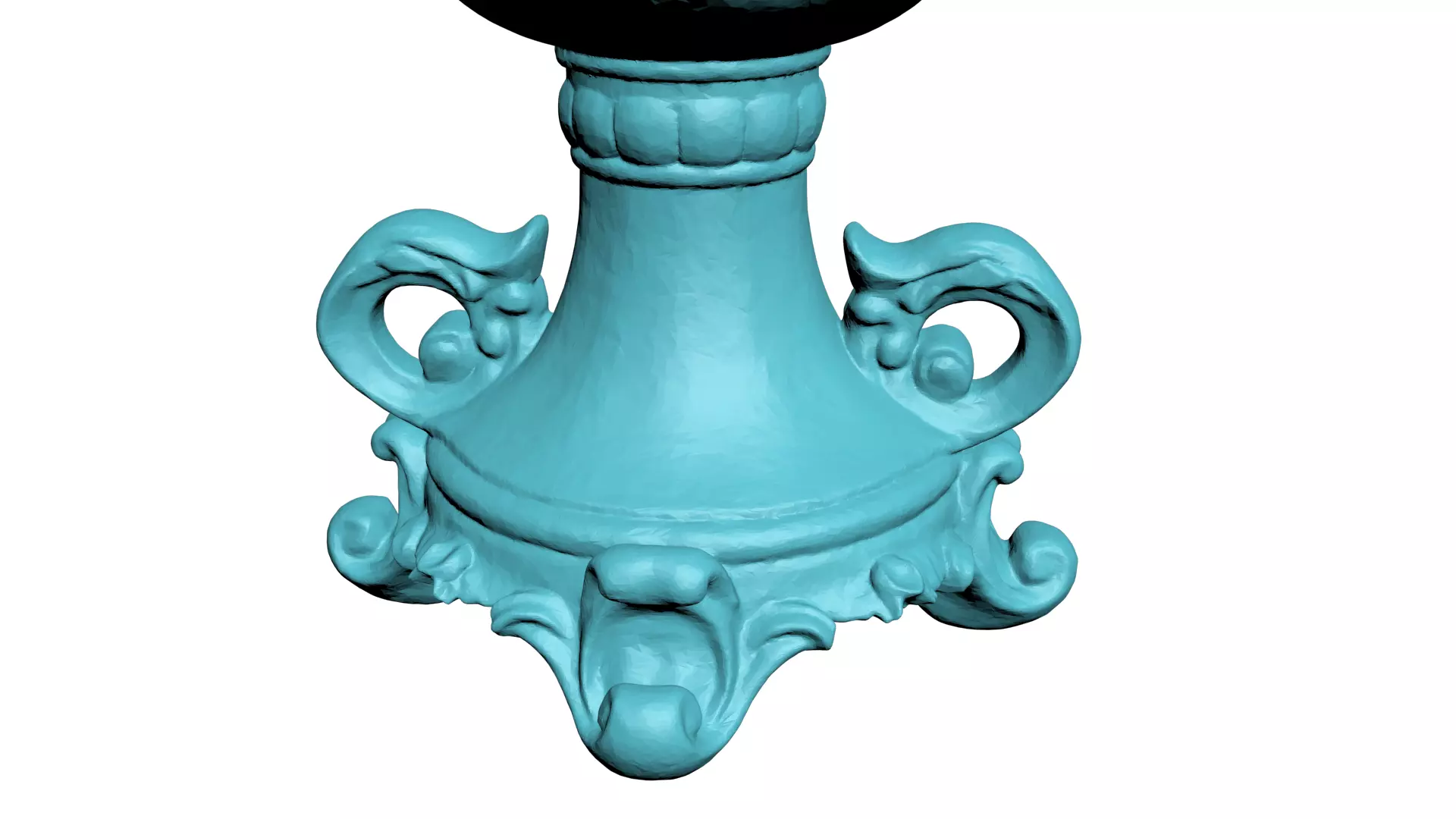 Ornate Azure Vase 3D print model_1
