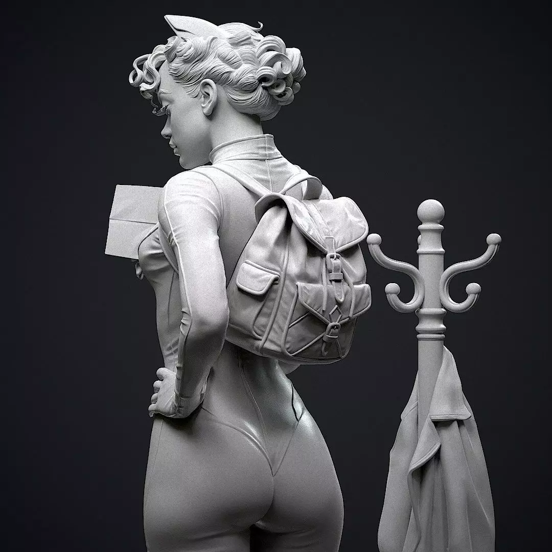 Catwoman Detective 3D print model_24